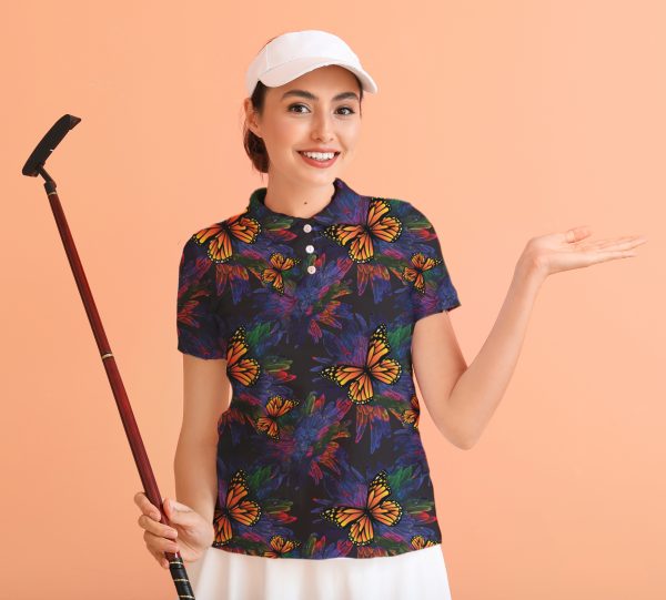 Butterfly - Ladies Golf Shirt