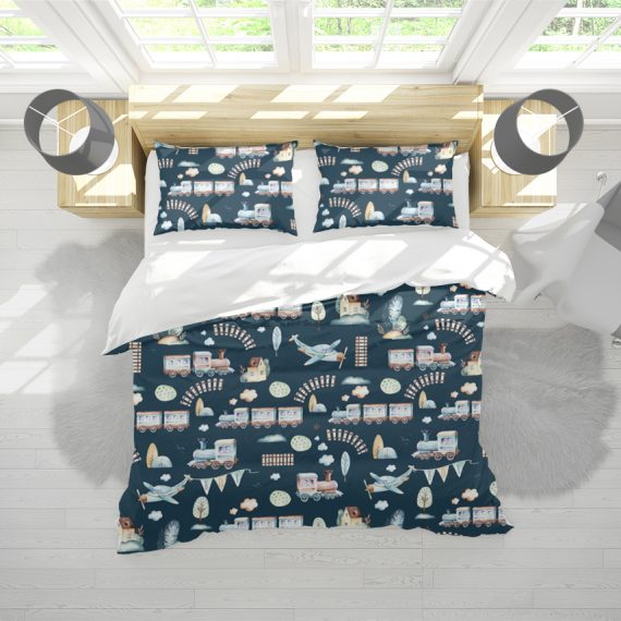 Planes and Trains - Duvet Set