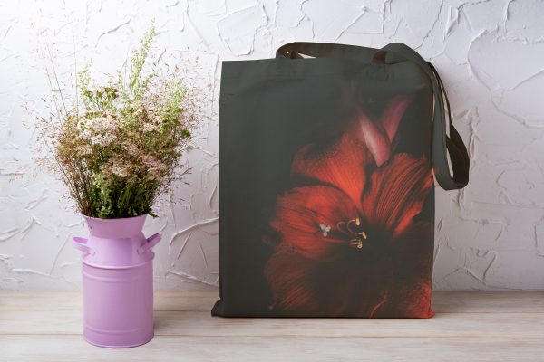 Red Floral - Tote Bag