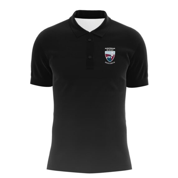 LMRP || Mens Black Personel Golf Shirt